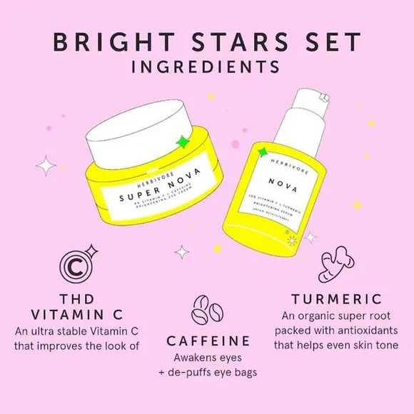 Herbivore Bright Stars Set Brighter Skin in 7 Days - Limited